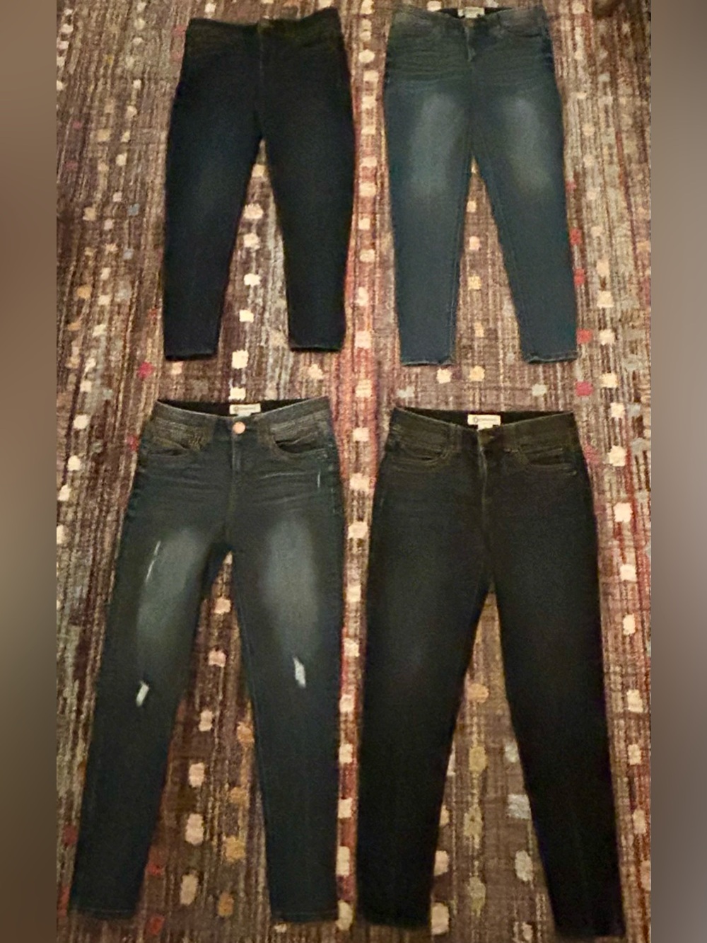 Democracy Women's Blue Skinny Jeans Duo — Faded & Dark Wash Options